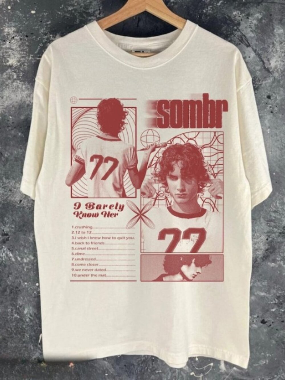 Sombr Tour Music Vintage Shirt